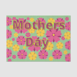 母の日に輝く花 薄葉紙