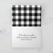 母の日に髪を結う女の子 カード (内部)