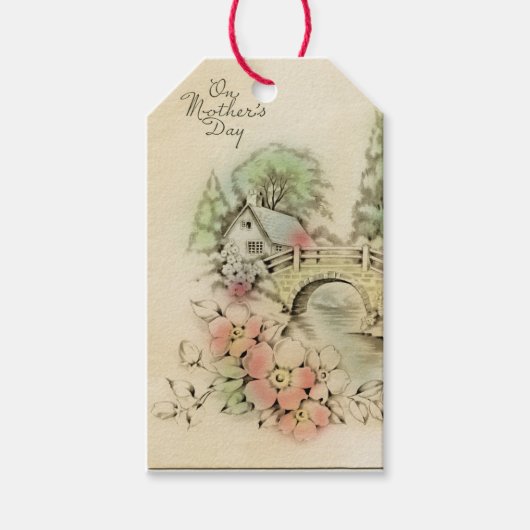 母の日に ギフトタグ (正面)