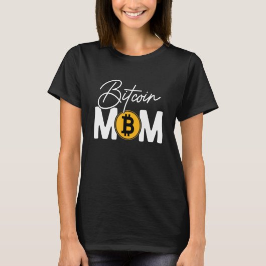 母の日にBitcoin Bitcoin Momのために Tシャツ (正面)