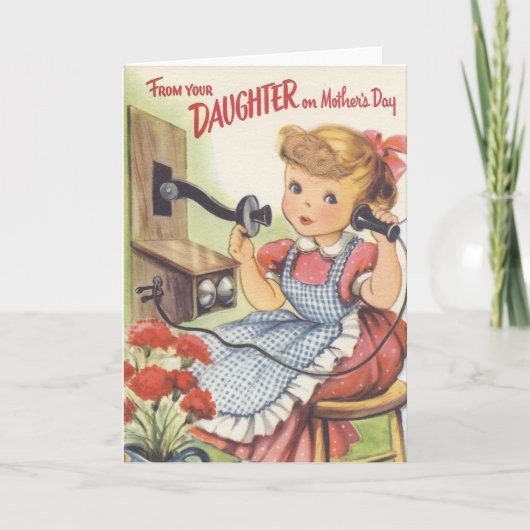 母の日のあなたの娘から カード (正面)