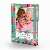 母の日のおばあちゃんのために。カスタム フォトブロック (右)