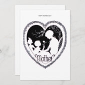 母の日のおめでとうカード シーズンカード (正面/裏面)