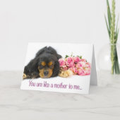 母の日のおめでとう Like A Mom カード 犬 (正面)