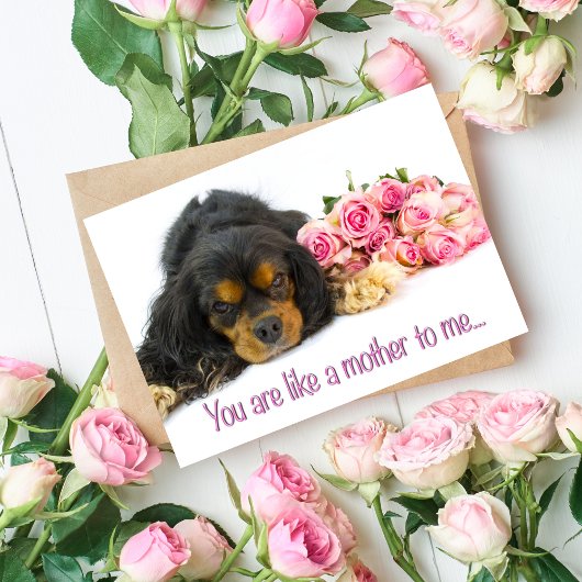 母の日のおめでとう Like A Mom カード 犬