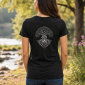 母の日のお悔やみデザイン 天国の母 命の木 Tシャツ