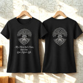 母の日のお悔やみデザイン 天国の母 命の木 Tシャツ
