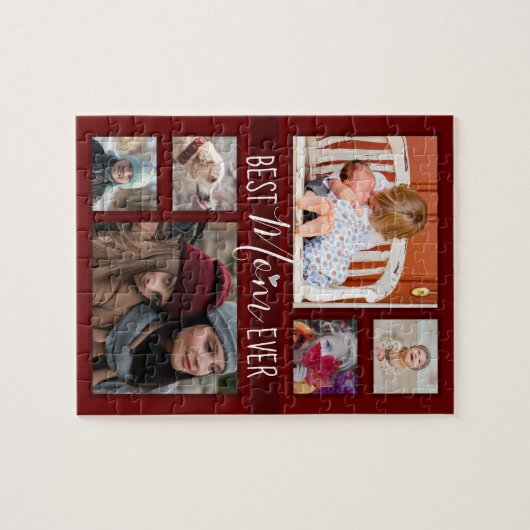 母の日のお母さんが今までに撮影した写真 ジグソーパズル (横)