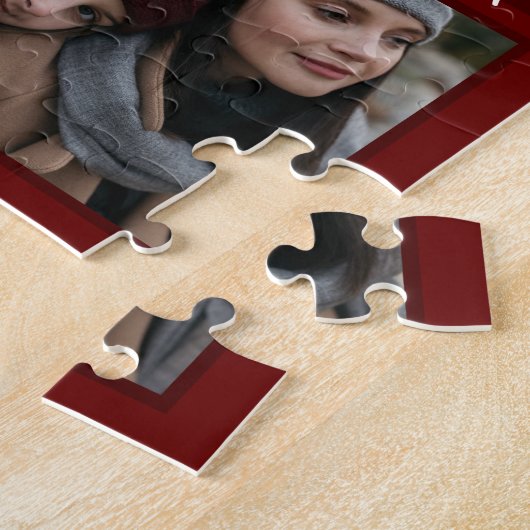 母の日のお母さんが今までに撮影した写真 ジグソーパズル (側面)