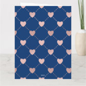 母の日のお祝いのフレーム　感傷的なメッセージ カード (裏面)