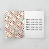 母の日のお祝い カード (内部)