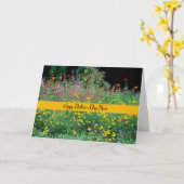 母の日のお花ワイルドカード カード (黄色い花)