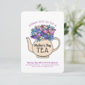 母の日のお茶 招待状 (スタンド正面)