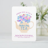 母の日のお茶 招待状 (スタンド正面)