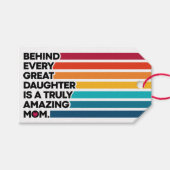 母の日のかわいいデザイン表現文字 ギフトタグ (正面(横))