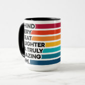 母の日のかわいいデザイン表現文字 マグカップ (正面左)