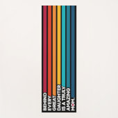 母の日のかわいいデザイン表現文字 ヨガマット (正面)