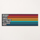 母の日のかわいいデザイン表現文字 ヨガマット (正面(横))