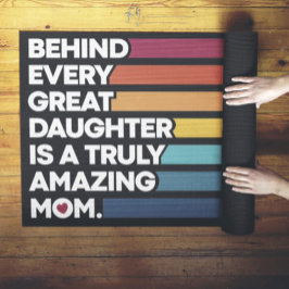 母の日のかわいいデザイン表現文字 ヨガマット