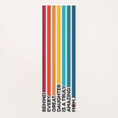 母の日のかわいいデザイン表現文字 ヨガマット (正面)