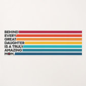 母の日のかわいいデザイン表現文字 ヨガマット (正面(横))