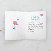 母の日のかわいい子猫バルーンカラフル|過去記事 カード (内部)