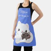 母の日のかわいい猫。 エプロン (インサイチュ)