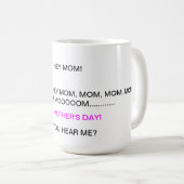 母の日のこっけいなマグ コーヒーマグカップ (正面右)