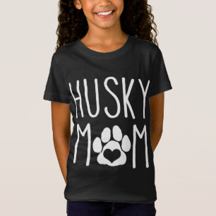 母の日のためにハスキーな母の犬の恋人のギフト Tシャツ