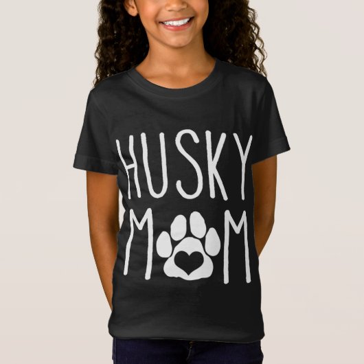 母の日のためにハスキーな母の犬の恋人のギフト Tシャツ (正面)