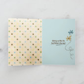 母の日のために生まれた雛 カード (内部)