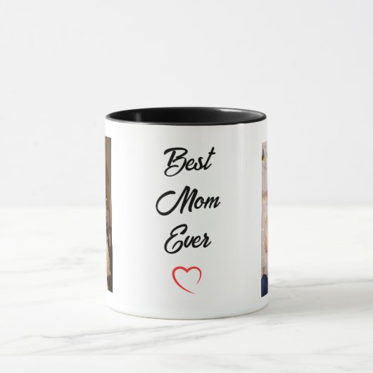 母の日のためのフォトマグカップと文字 マグカップ (中央)