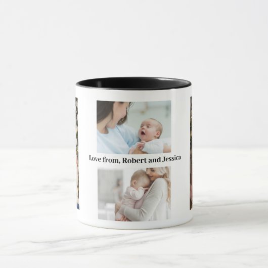 母の日のためのフォトマグカップと文字 マグカップ (中央)