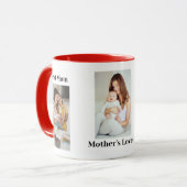 母の日のためのフォトマグカップと文字 マグカップ (正面左)