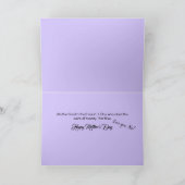 母の日のための姉妹マーレフォール花写真 カード (内部)