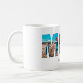 母の日のための母の写真コラージュのマグカップ コーヒーマグカップ (左)