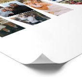 母の日のための母20写真コラージギフト ポスター (角)