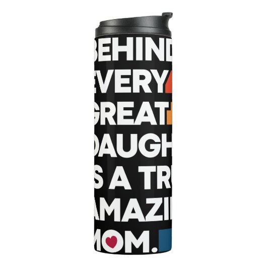 母の日のための素敵なデザイン表現文字 タンブラー (回転左)