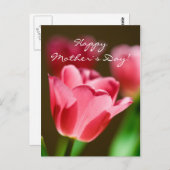母の日のはがき ポストカード (正面/裏面)