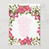 母の日のはがき ポストカード (正面)