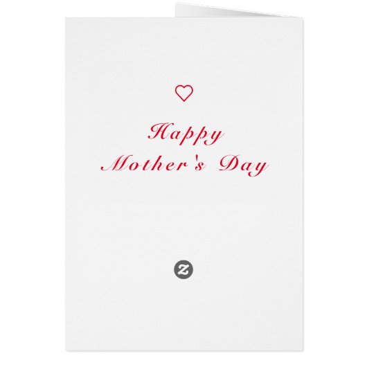 母の日のひまわりと青空のミツバチが幸せ (裏面)