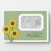 母の日のひまわり フォトプラーク (正面)