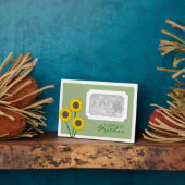 母の日のひまわり フォトプラーク (側面)