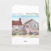 母の日のやる気を起こさせるで図解入りの、写真付きのなティーカップ カード (裏面)