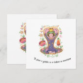 母の日のインスピレーションカード (正面/裏面)