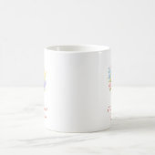 母の日のオーダーメイド花束マグカップ コーヒーマグカップ (中央)
