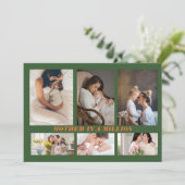 母の日のカスタマイズギフト - オーダーメイド写真 シーズンカード (スタンド正面)