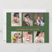 母の日のカスタマイズギフト - オーダーメイド写真 シーズンカード (裏面)