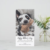 母の日のカスタム飼い犬の写真 シーズンカード (スタンド正面)