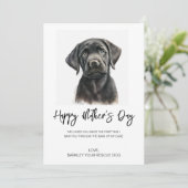 母の日のカスタム飼い犬の写真 シーズンカード (スタンド正面)